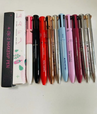 Four In One Eyebrow Pencil Lip Gloss Eyeliner Makeup Pencil Four In One Eyebrow Pencil Lip Gloss Eyeliner Makeup Pencil